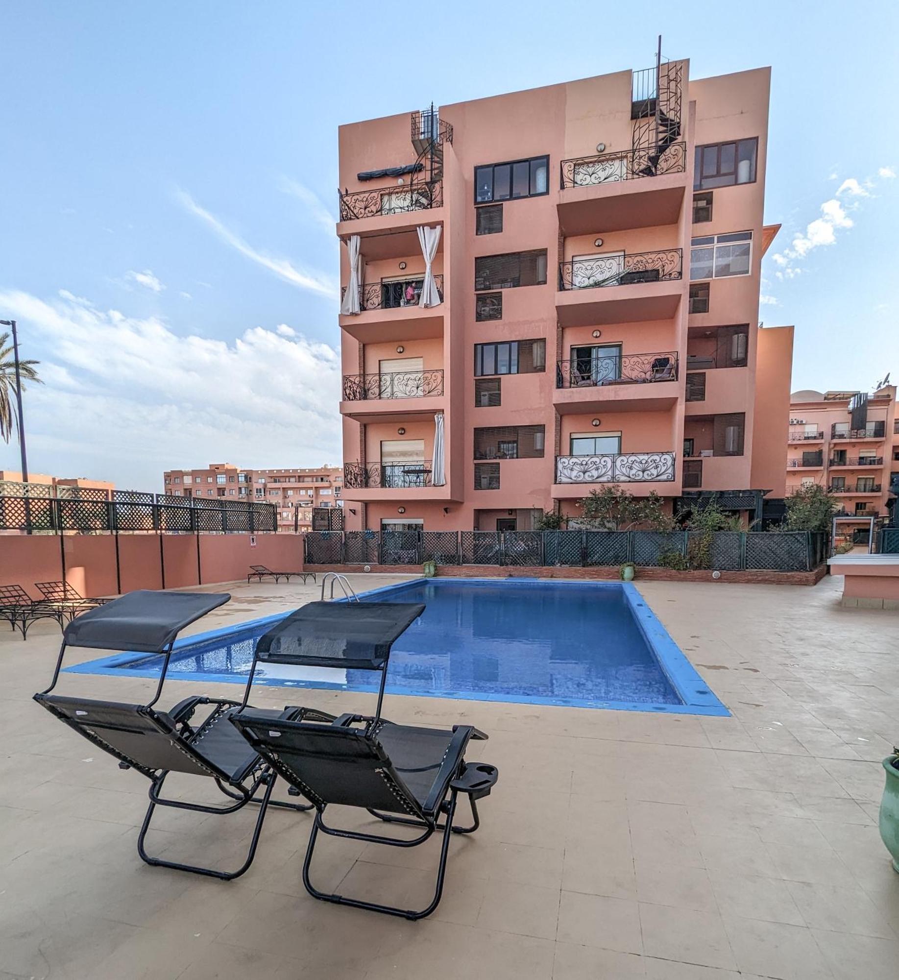 Apartement Panoramic View Majorelle Garden With Pool Marrakesh Eksteriør bilde